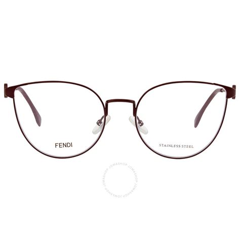 fendi 0308|Fendi Demo Cat Eye Ladies Eyeglasses FF 0308 0LHF 55/19.